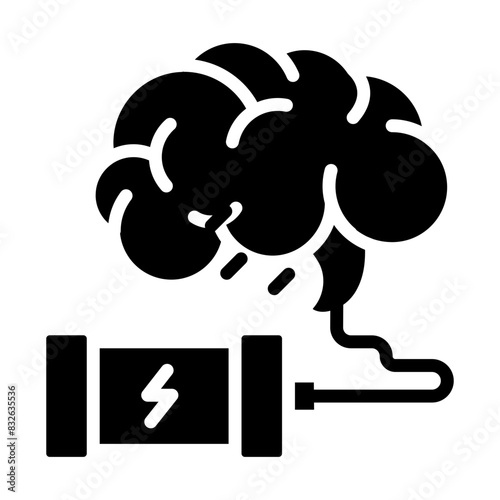 Modern design icon of brain 

