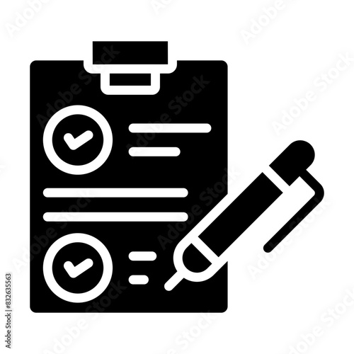 Trendy design icon of writing list

