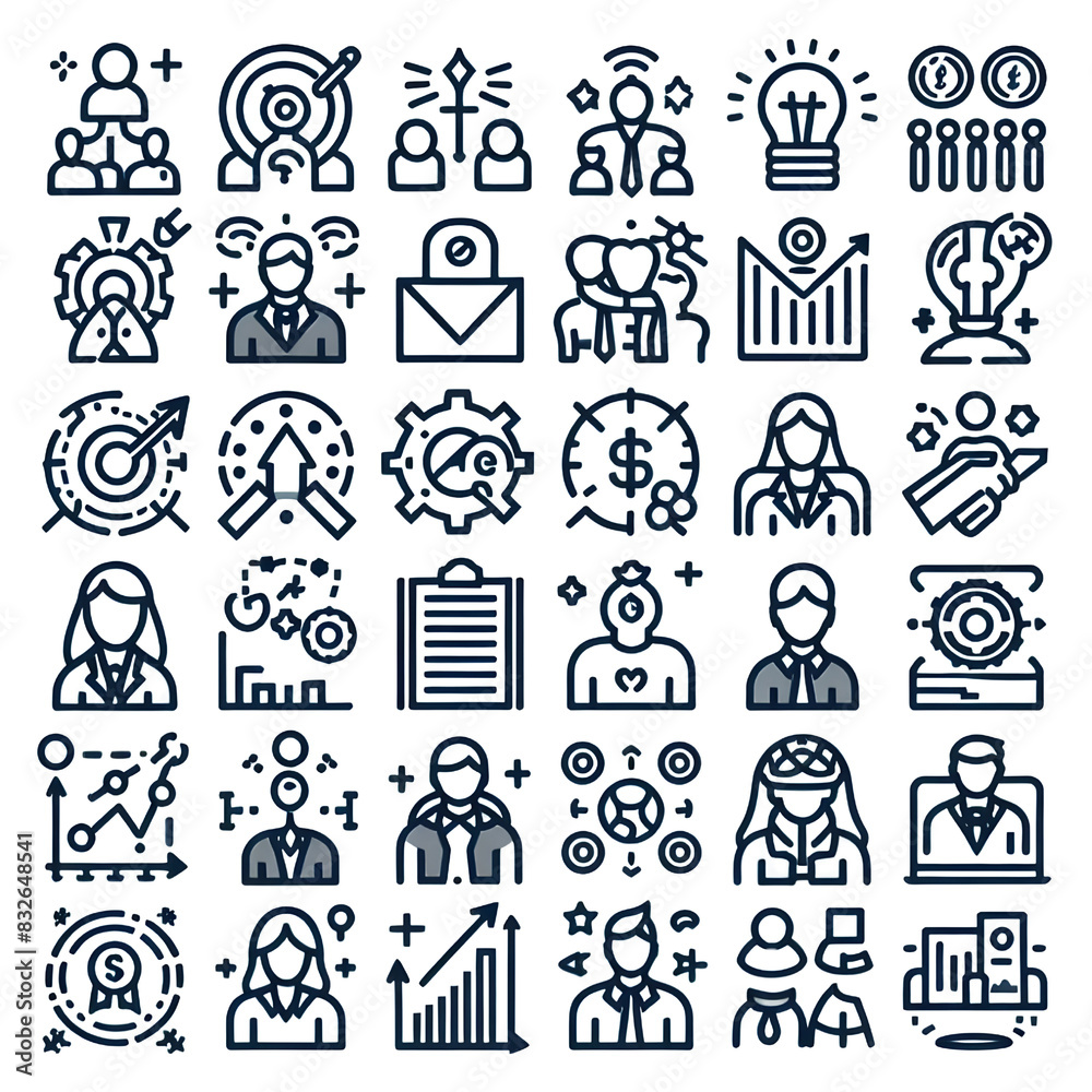 Set of 30 thin line icons related team, teamwork, co-workers, cooperation. Linear busines simple symbol collection. vector illustration. Editable stroke Set of 30 thin line icons related team, teamwork, co-workers, cooperation. Linear busines simple symbol collection. vector illustration. Editable stroke