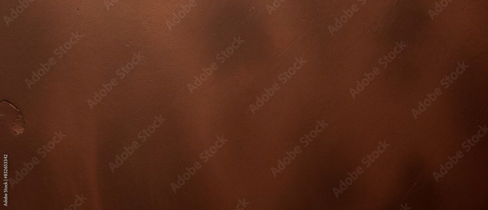 Fototapeta premium Close-up texture of reddish-brown surface with rugged and cracked patterns