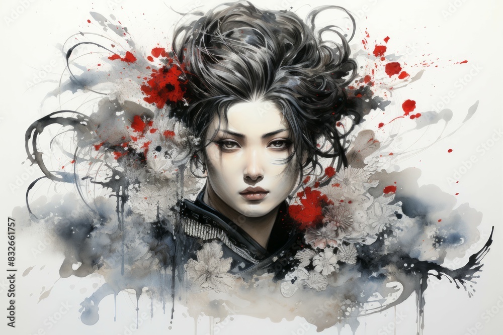 An elegant and deadly duelist, specializing in swordplay and mastering intricate combat techniques. - Generative AI An elegant and deadly duelist, specializing in swordplay and mastering intricate combat techniques. - Generative AI