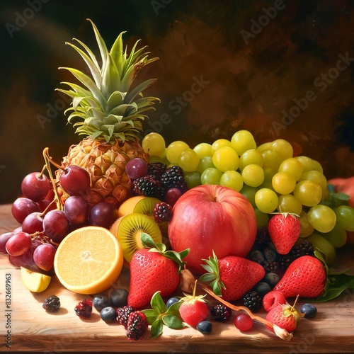 Mix fruit concept 