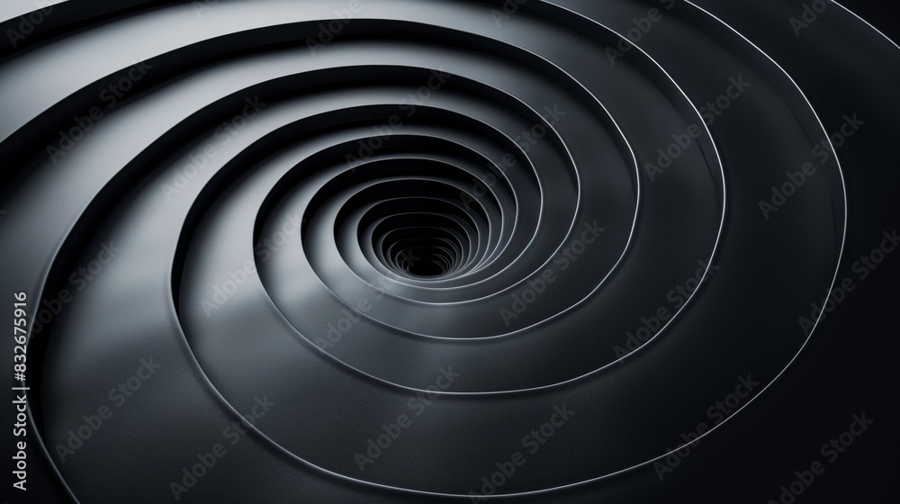 A spiral with a hole in the middle A spiral with a hole in the middle
