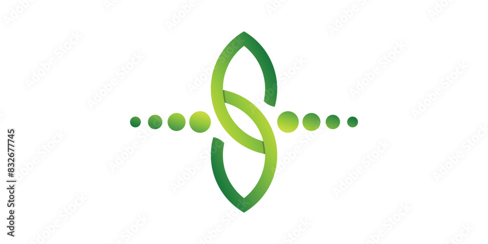 Letter S logo design natural style. Premium Vector Letter S logo design natural style. Premium Vector
