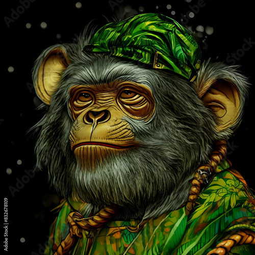 Primate Portraiture: Monkey Plus