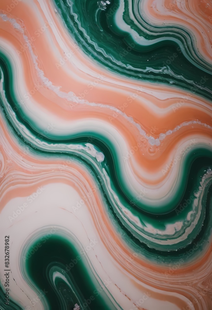 Fototapeta premium Suminagashi Japanese Marbling