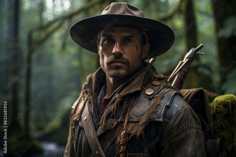 A skilled and versatile ranger, navigating the wilderness with ease and unleashing deadly arrows. - Generative AI A skilled and versatile ranger, navigating the wilderness with ease and unleashing deadly arrows. - Generative AI
