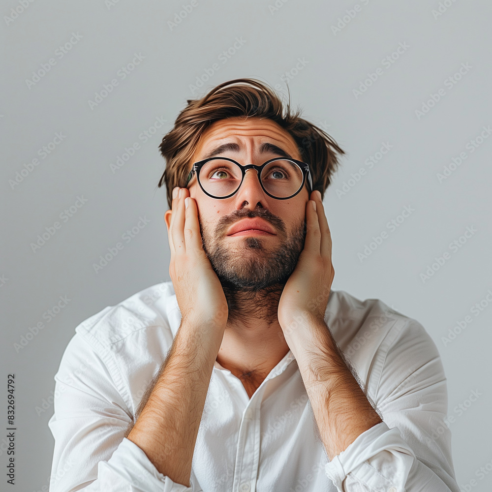 Fototapeta premium frustrated man