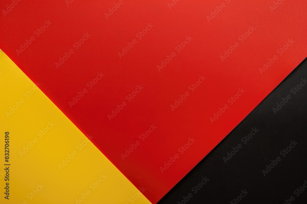 A bold Black Friday advertisement with black and yellow text, isolated on a solid red background, emphasizing significant price cuts and promotions. A bold Black Friday advertisement with black and yellow text, isolated on a solid red background, emphasizing significant price cuts and promotions.