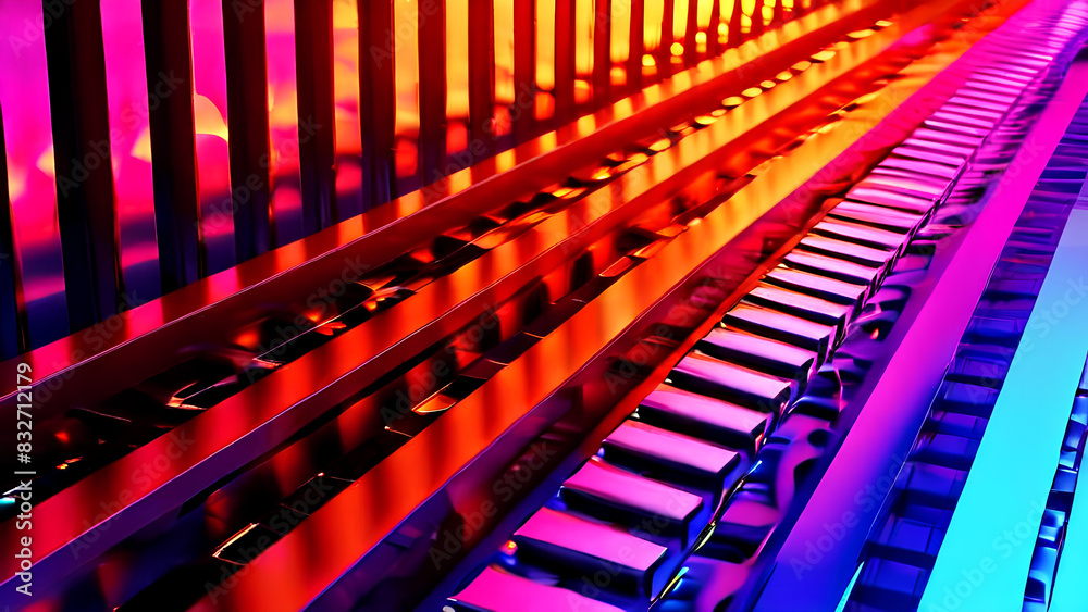 Obraz premium Beyond the Brushstroke - AI Creates Textures Full of Unexpected Beauty