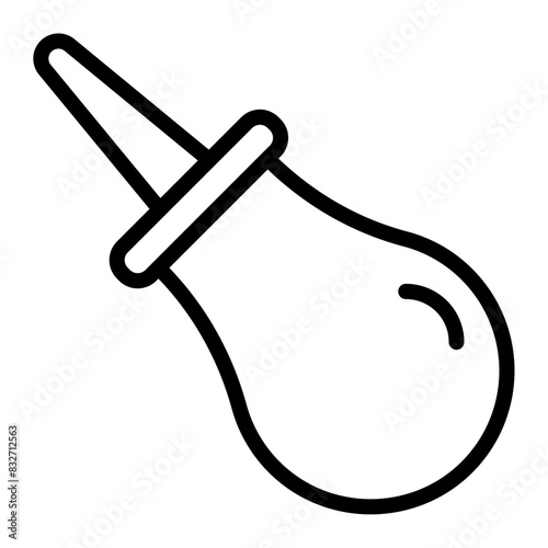 Enema Vector Filled Icon Design