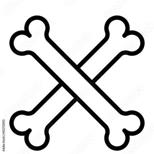 Bones Vector Flat Icon Design