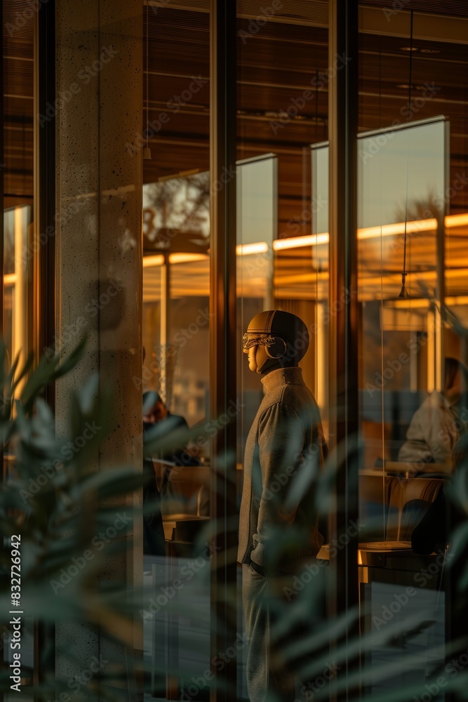Cutting edge workspace with ai tech and robotic assistance for efficient operations Cutting edge workspace with ai tech and robotic assistance for efficient operations