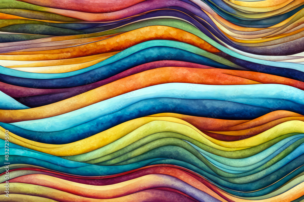 abstract background with curve lines watercolor abstract background with curve lines watercolor