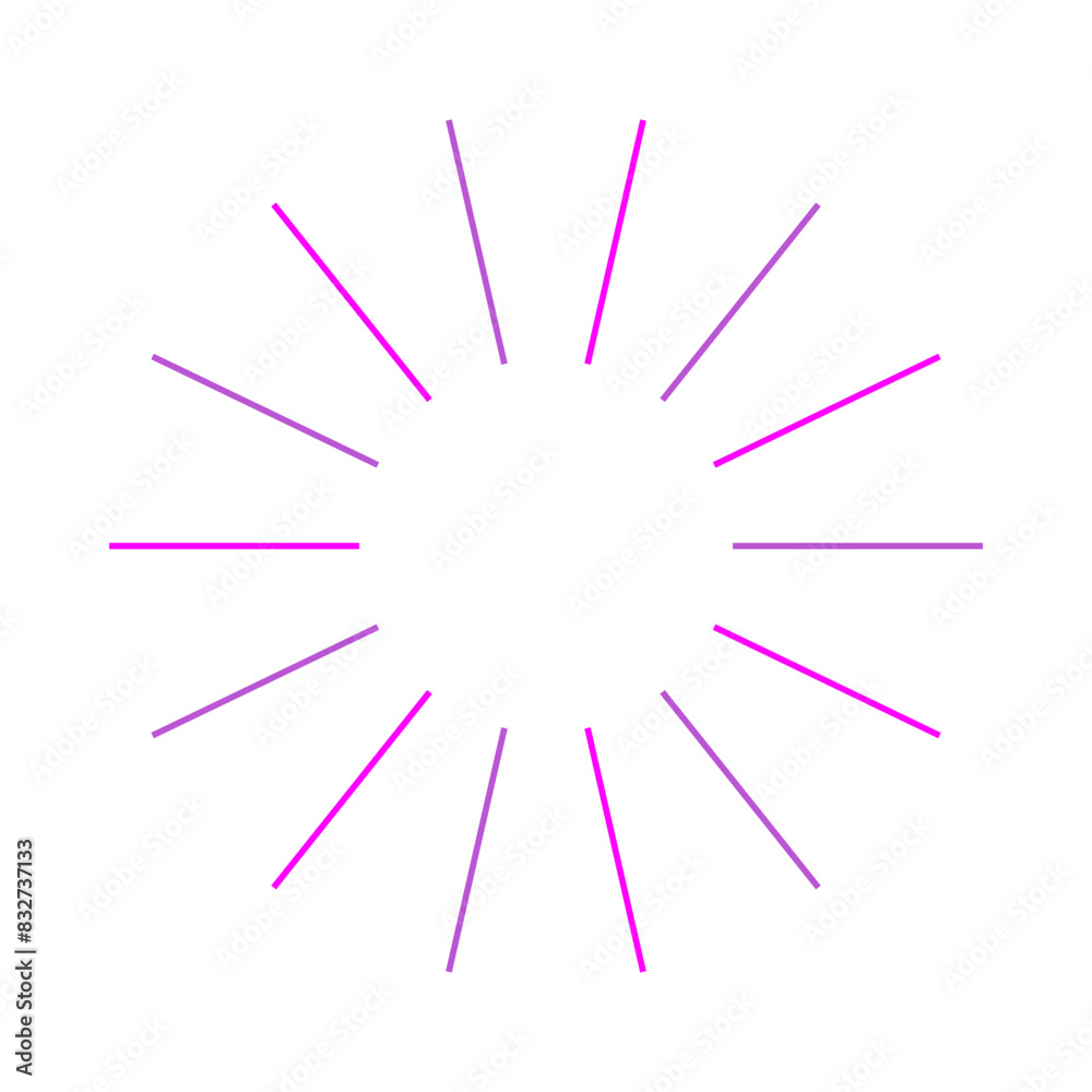 An abstract isolated retro boho sunburst shape design element. An abstract isolated retro boho sunburst shape design element.