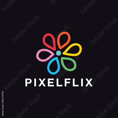 video production filming logo design vector