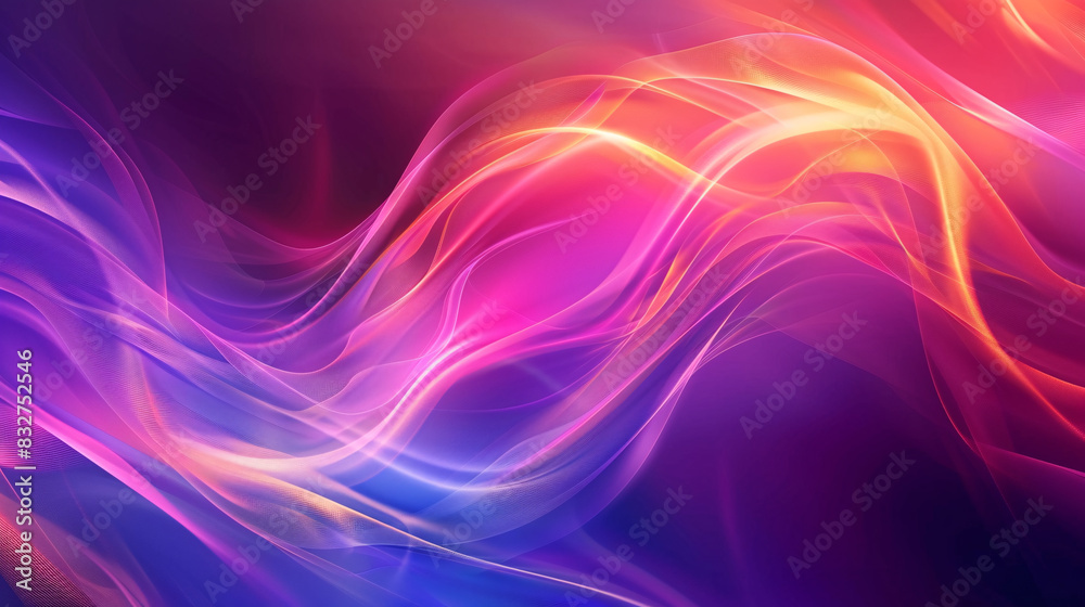 Stunning pink and blue digital waves perfect for contemporary designs