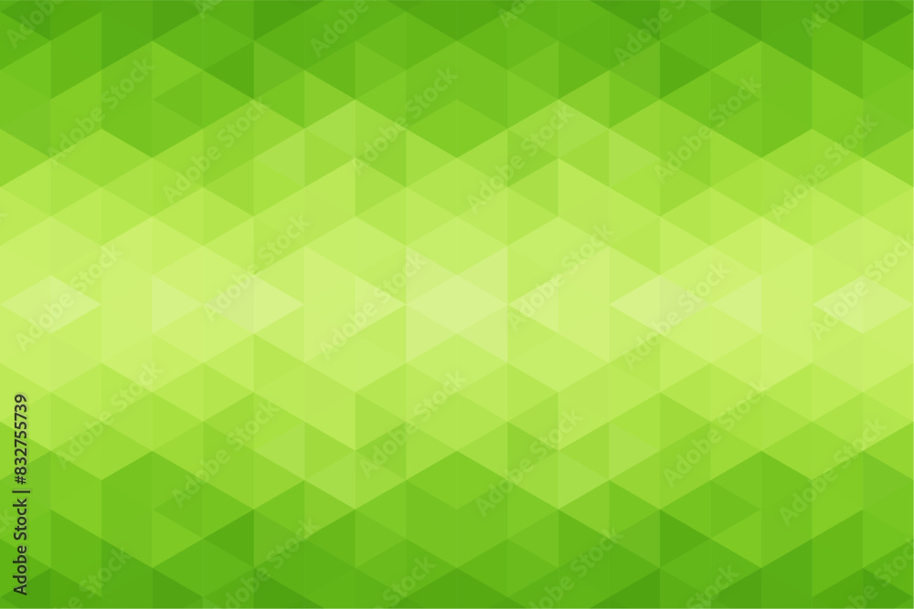 Elegant mosaic green background. Geometric abstract soft tone pixel background. Shabby pixel. Low poly background. 