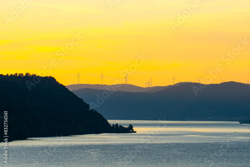 Golden hour over Djerdap go...