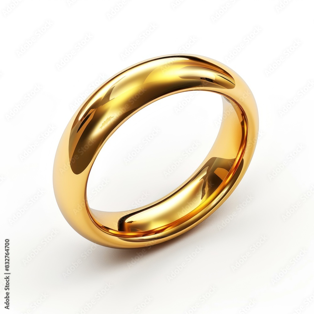 High-resolution image of a sparkling ring isolated on a white background. High-resolution image of a sparkling ring isolated on a white background.