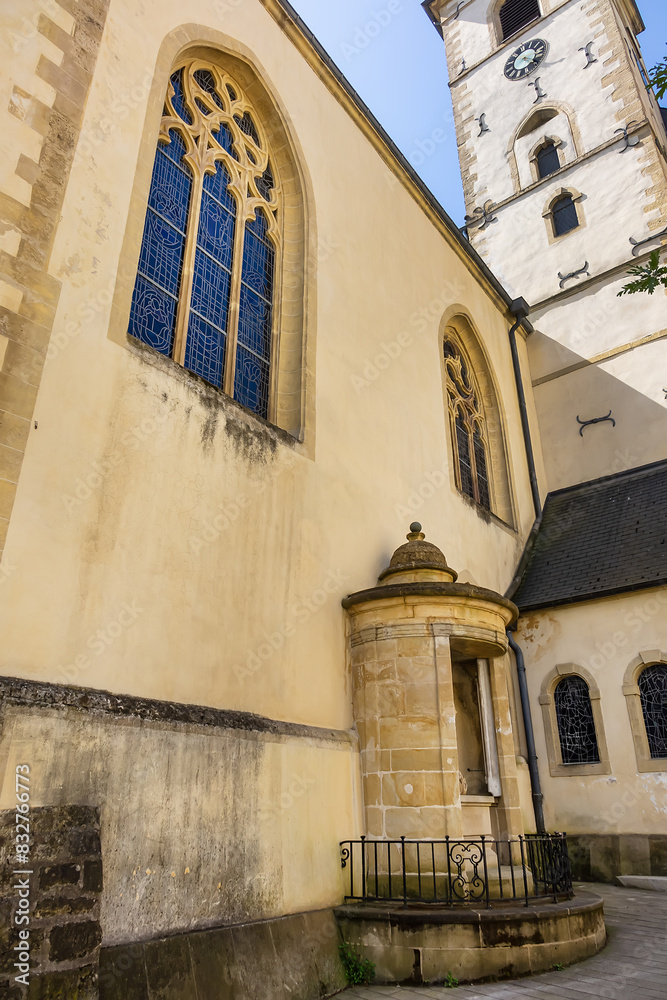 Saint Michael's Church (Eglise Saint-Michel) Roman Catholic church in Luxembourg City in the central Ville Haute quarter. Its current appearance dates to 1688. Luxembourg City.