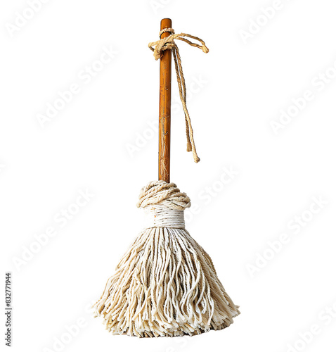 Mop on transparent isolated background © Irfan Hameed