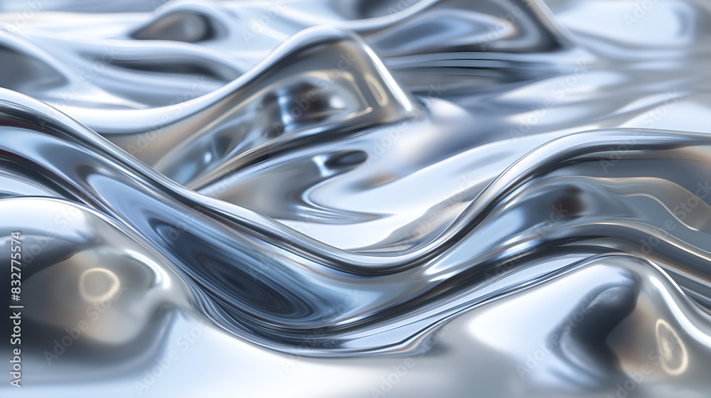 Abstract Metallic Waves Background: Shiny Fluid Texture, Futuristic Silver Surface, Reflective Metal Pattern, Modern Liquid Design, Abstract Silver Liquid Metal Background, Sliver Fluid, Mercury Abstract Metallic Waves Background: Shiny Fluid Texture, Futuristic Silver Surface, Reflective Metal Pattern, Modern Liquid Design, Abstract Silver Liquid Metal Background, Sliver Fluid, Mercury
