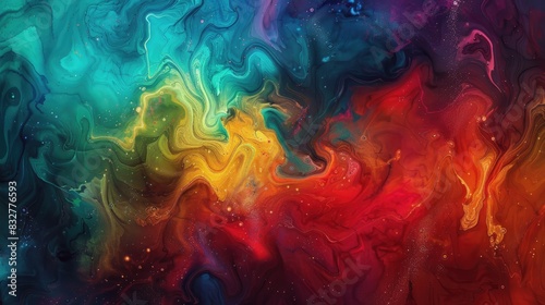 Abstract Multicolored Texture A Unique and Stunning Background Photo