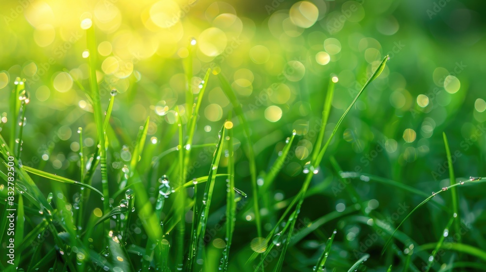 Fototapeta premium Dew on the grass