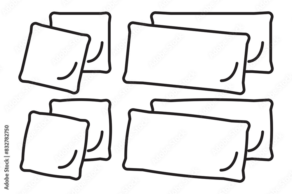pillow icons set isolated on white background. pillow icon thin line outline linear pillow symbol for logo, web, app, UI. pillow icon simple sign. pillow icons set isolated on white background. pillow icon thin line outline linear pillow symbol for logo, web, app, UI. pillow icon simple sign.