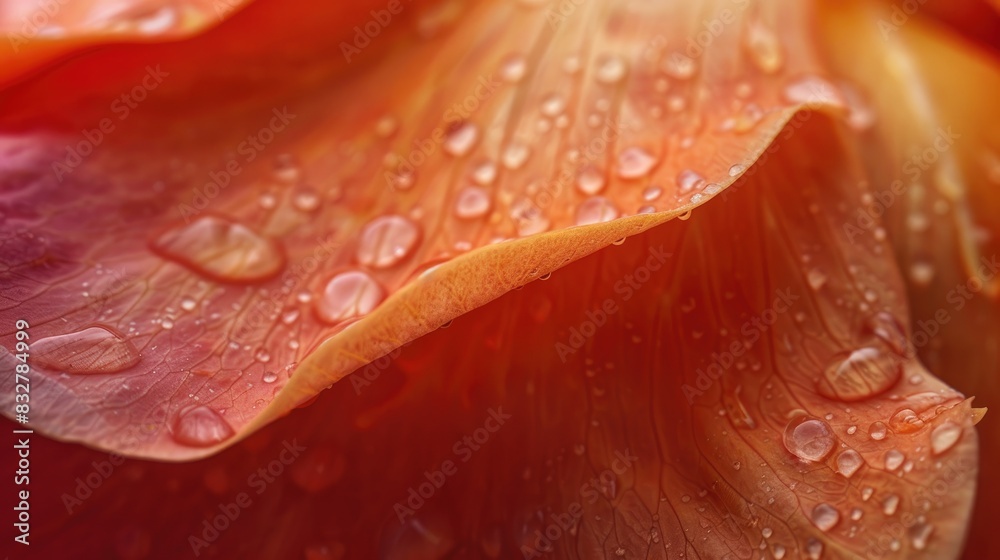 Close up of flower petal surface Close up of flower petal surface