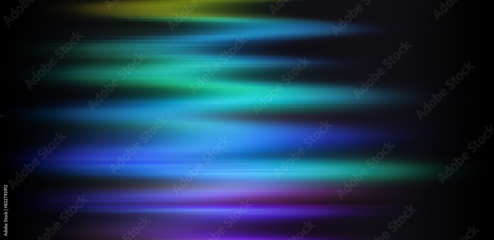 Abstract light trails on the dark background Abstract light trails on the dark background