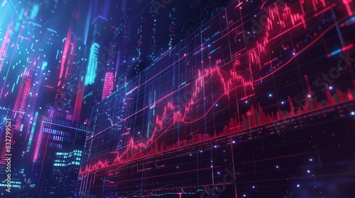 Wallpaper Mural A sprawling futuristic city illuminated by neon lights, showcasing a modern metropolis filled with glowing signs and bustling energy. Torontodigital.ca