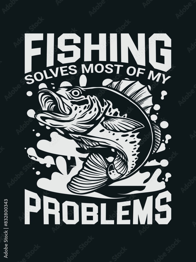 Fishing T-Shirt Design