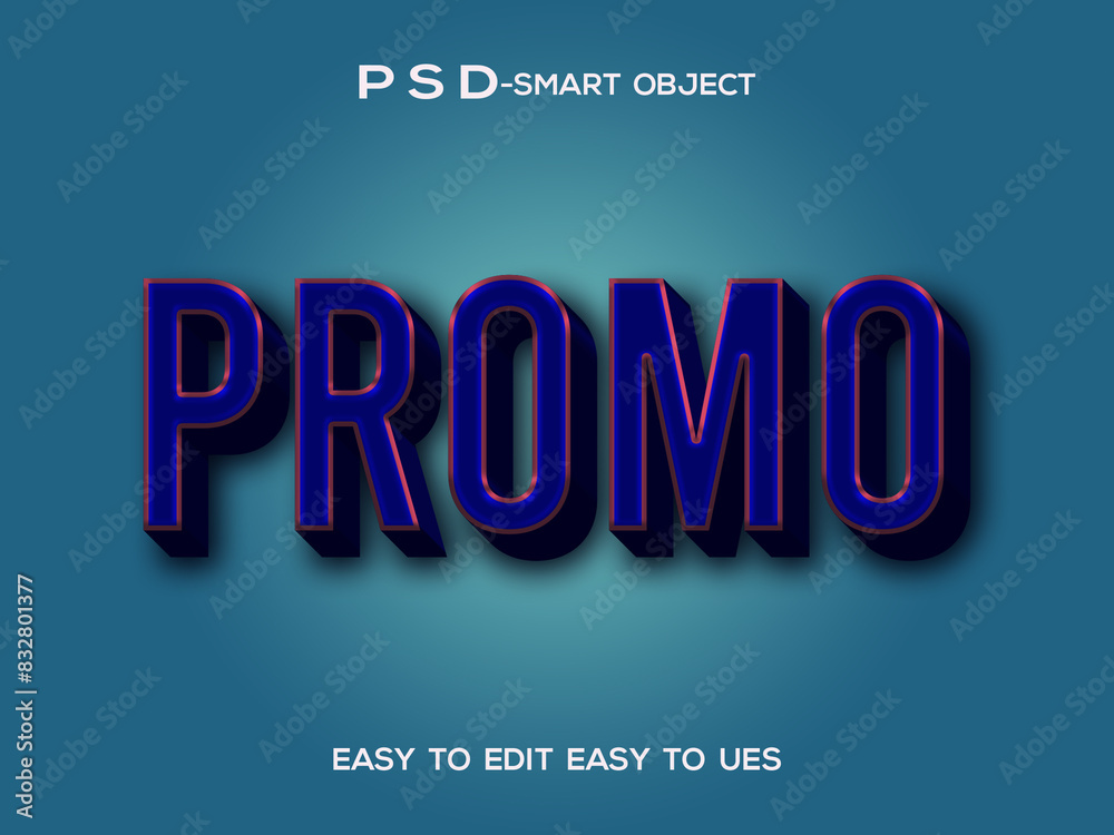 Promo 3d smart object Promo 3d smart object