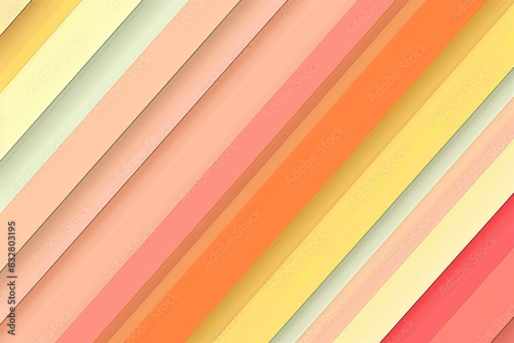 Obraz premium Soft light orange, pink, yellow, green, and blue colors. Background for the design of posters, brochures, web pages, and advertising. 