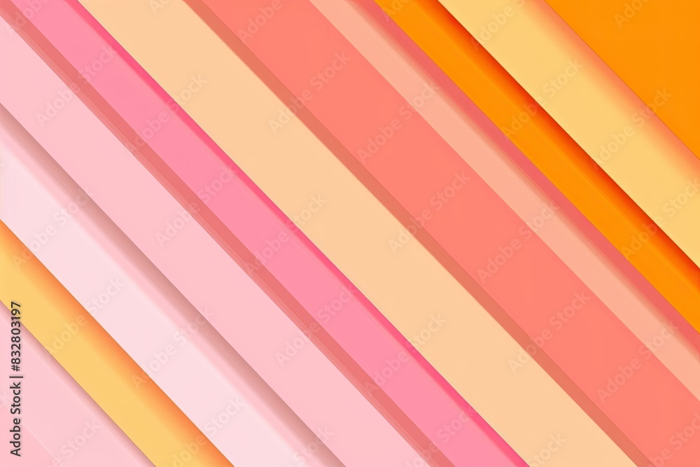 Obraz premium Soft light orange, pink, yellow, green, and blue colors. Background for the design of posters, brochures, web pages, and advertising. 
