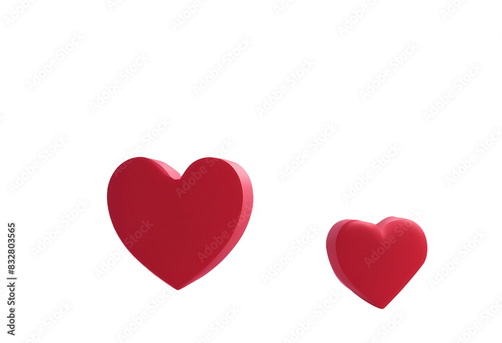 Valentine concept 3d red heart in speech bubble object isolated on pink background for graphic decor Valentine concept 3d red heart in speech bubble object isolated on pink background for graphic decor