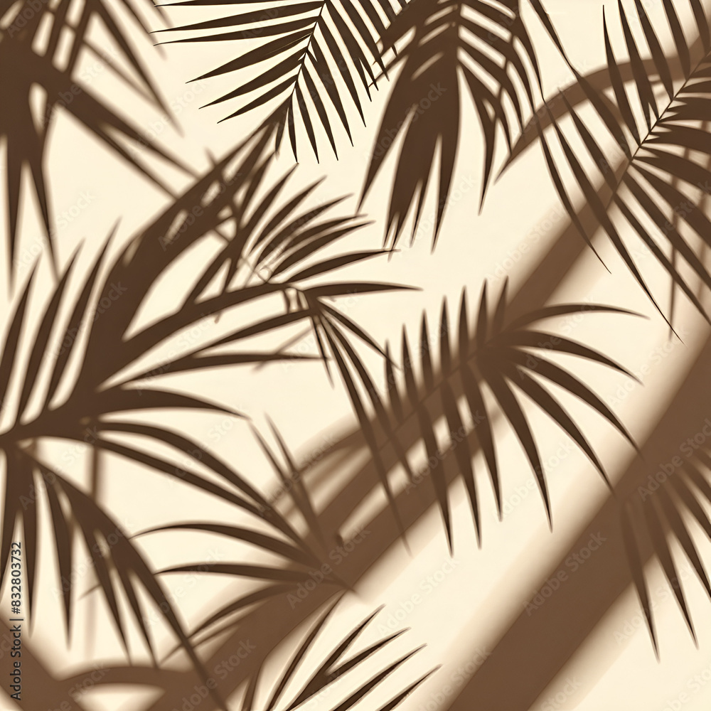 Obraz premium palm leaves background