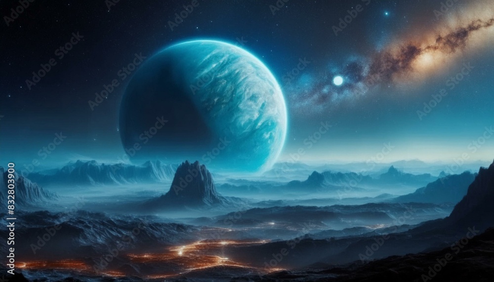 planet in space planet in space