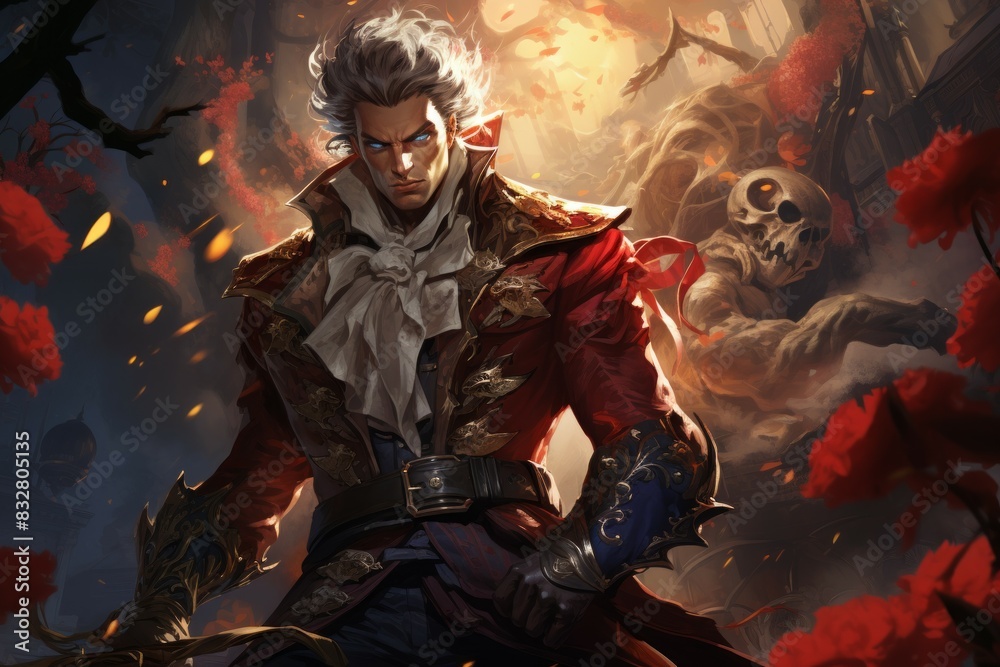 A relentless and vengeful avenger, driven by a personal vendetta against evildoers. - Generative AI A relentless and vengeful avenger, driven by a personal vendetta against evildoers. - Generative AI