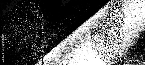 black and white