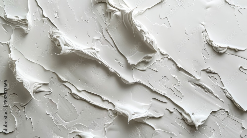 Obraz premium White abstract textured canvas.