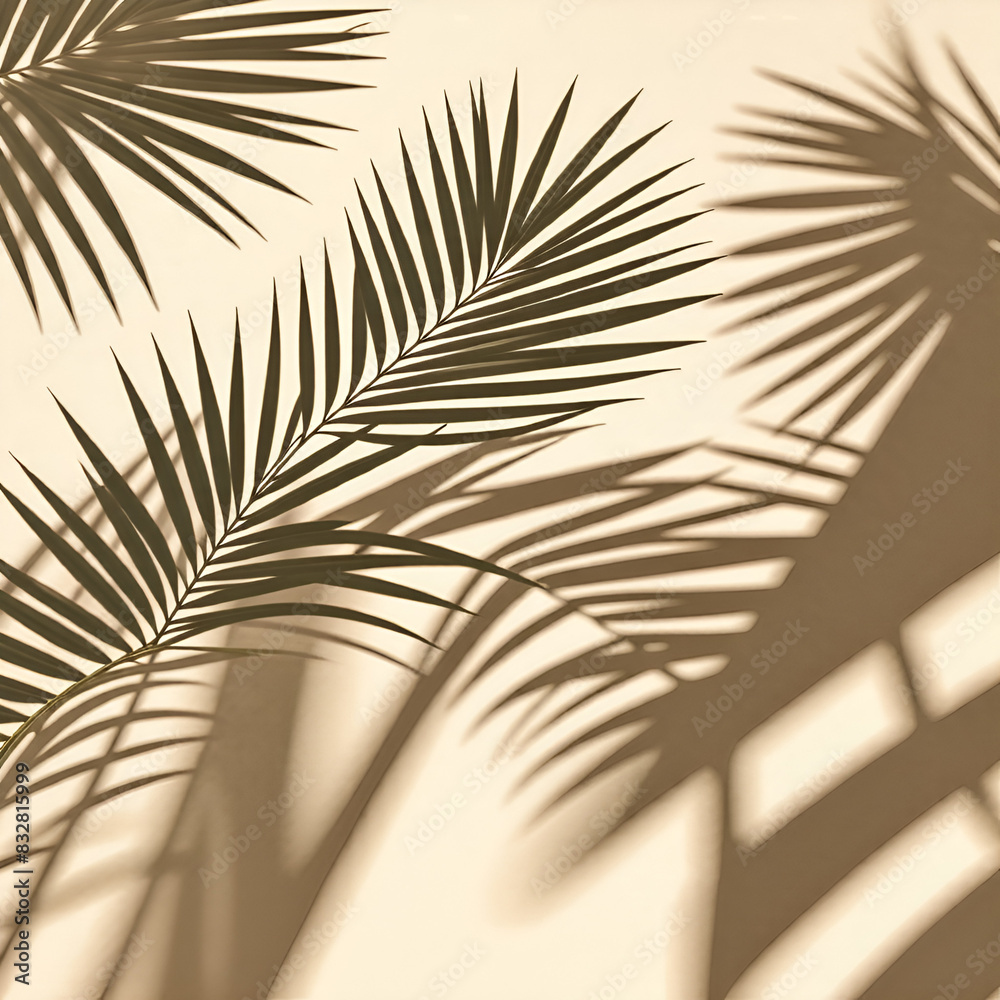 Obraz premium palm leaves background