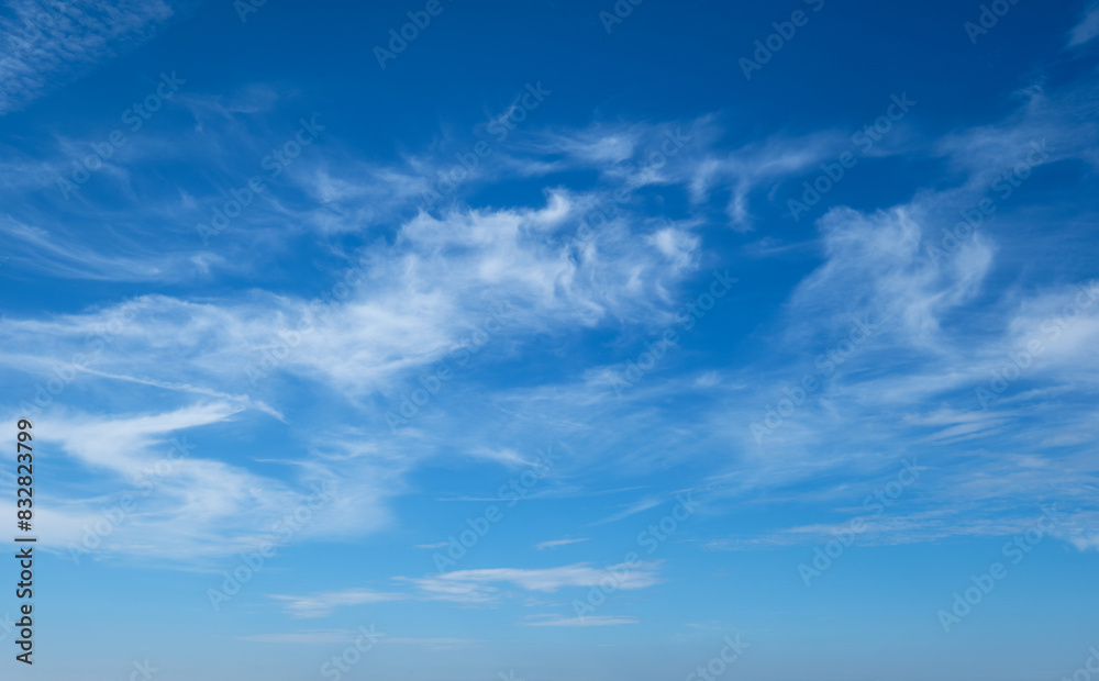 Peaceful and serene sky with clouds background Peaceful and serene sky with clouds background
