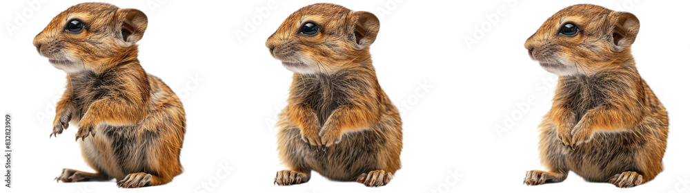 A Series of Photos of a Small Rabbit