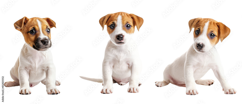 Three Dogs Sitting Together Three Dogs Sitting Together