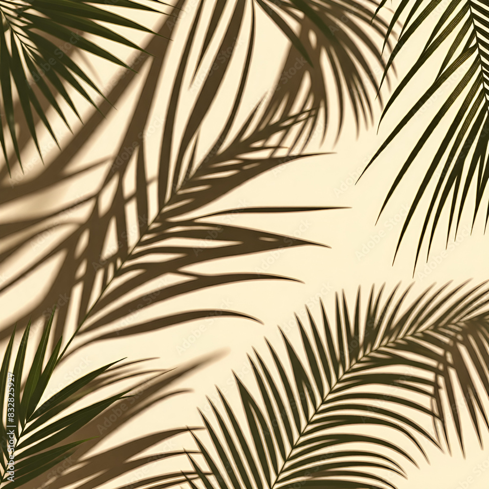 Obraz premium palm leaf pattern