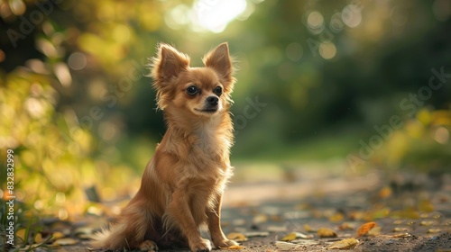The adorable small dog got lost © 2rogan