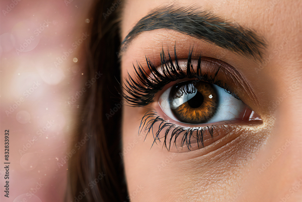 Fototapeta premium Close up Female Human eye